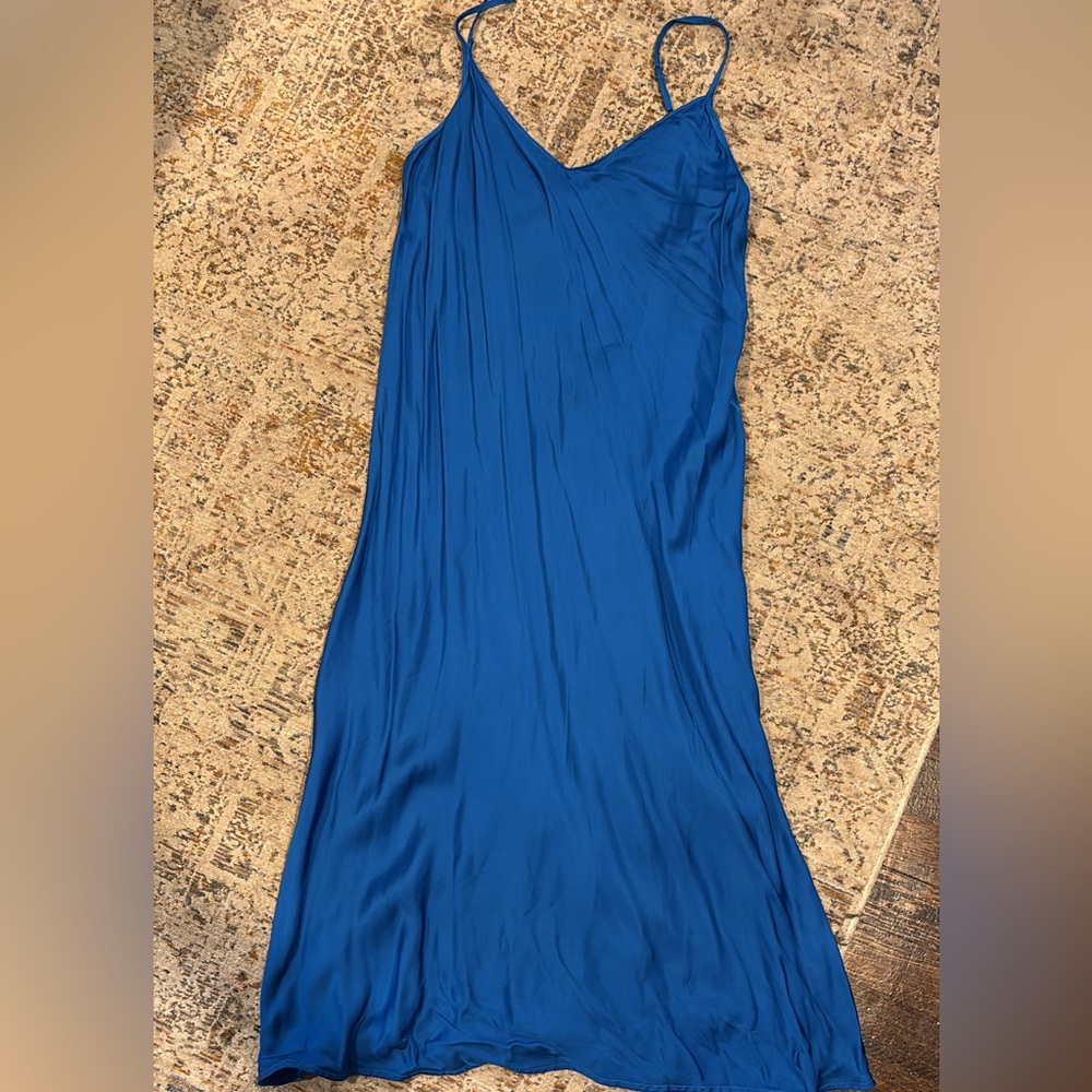 Elegant Blue Women's Dress